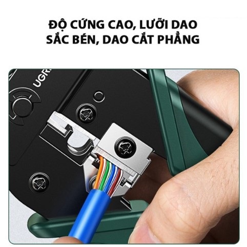 Kìm bấm mạng RJ45/RJ11 Cat5, Cat5e, Cat6 chính hãng Ugreen 70683 cao cấp